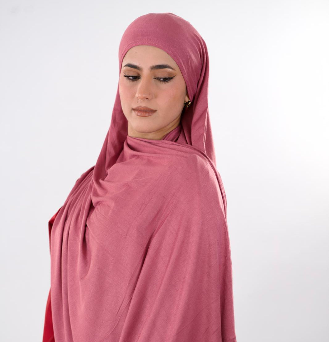Premium Jersey Hijab — Sherbet