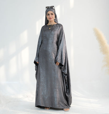 Celestial Mirage Abaya - Hazy Cloud