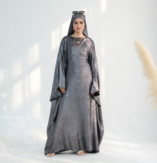 Celestial Mirage Abaya - Hazy Cloud