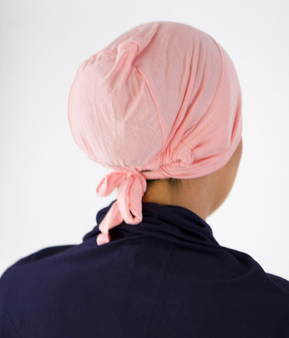 Adjustable Tie Undercap — Salmon Pink
