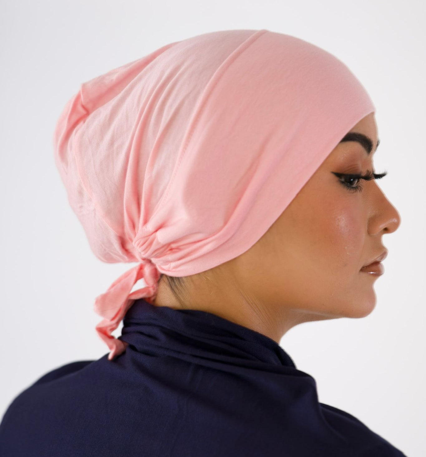 Adjustable Tie Undercap — Salmon Pink