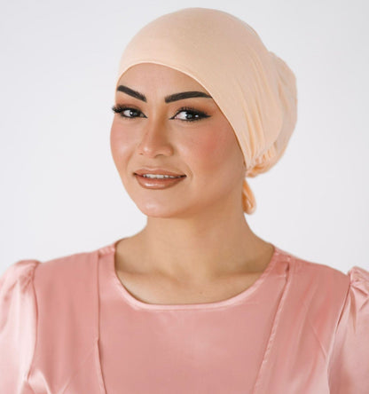 Adjustable Tie Undercap — Light Peach