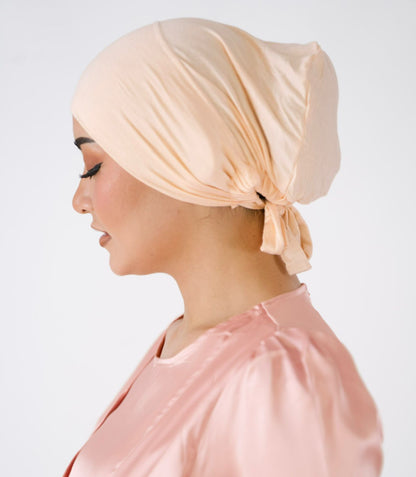 Adjustable Tie Undercap — Light Peach