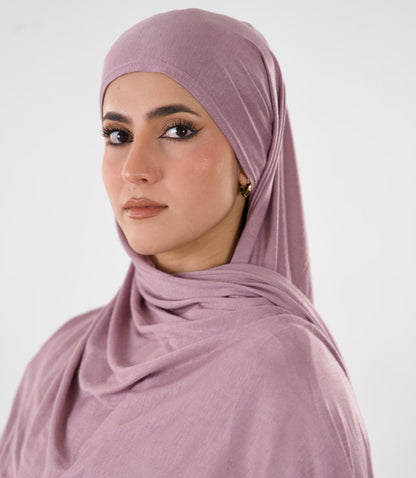 Premium Jersey Hijab — Mauve