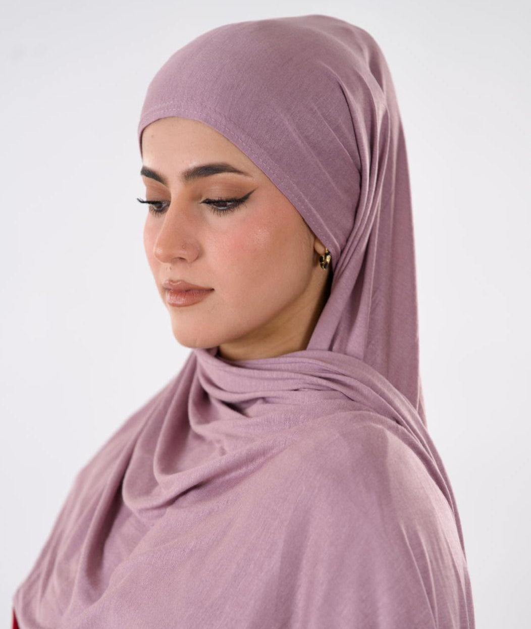 Premium Jersey Hijab — Mauve