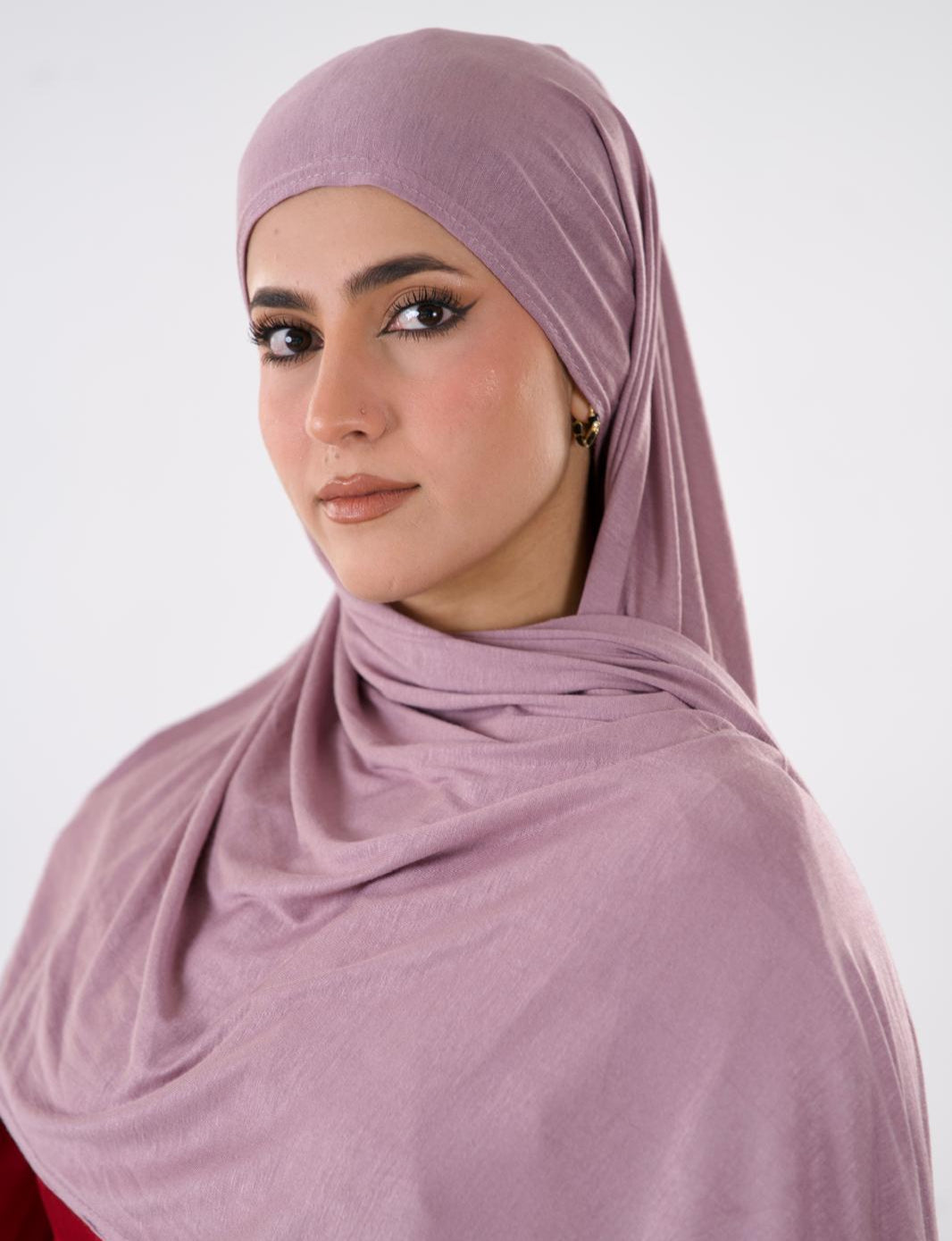 Premium Jersey Hijab — Mauve