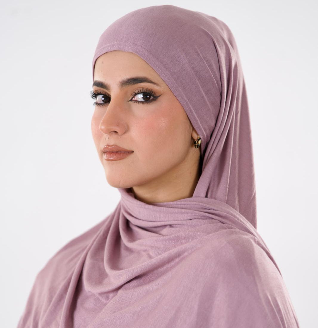 Premium Jersey Hijab — Mauve