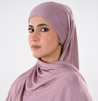 Premium Jersey Hijab — Mauve