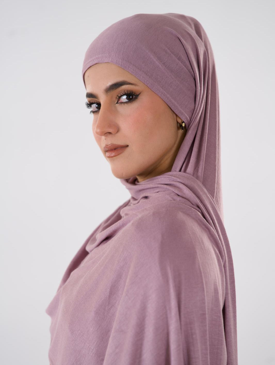 Premium Jersey Hijab — Mauve